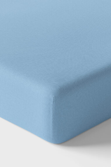Jersey prostěradlo s gumičkou pro děti - modré