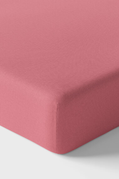 Jersey prostěradlo s gumičkou pro děti - tmavší růžové