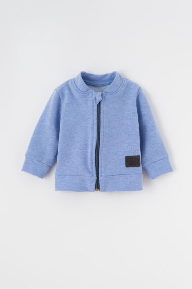 Dětská modrá bomber mikina