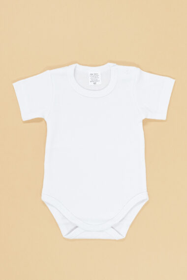 Body gładkie kr. rękaw  – białe