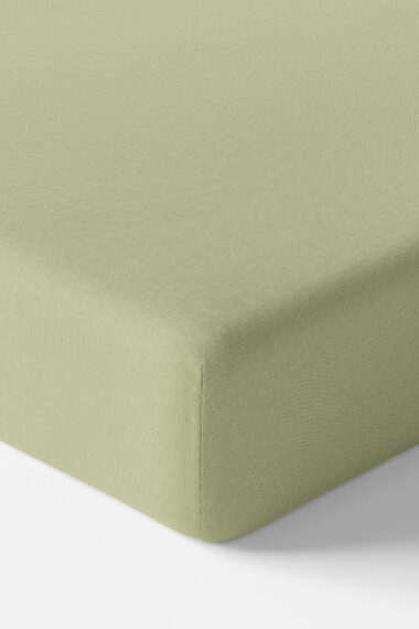 Prześcieradło jersey z gumką dla dzieci- zielone