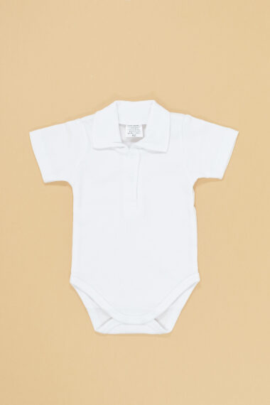 Body białe z koł.kr.rękaw dla chłopca
