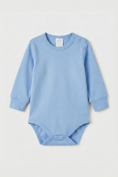 Body niemowlęce niebieskie basic