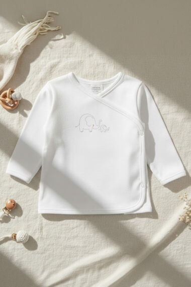 Koszulka kopertowa słoniki