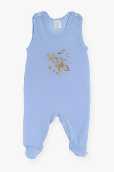 Śpioch niemowlęcy niebieski lot w kosmos