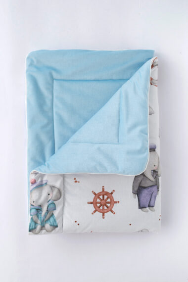 Kocyk niemowlęcy "Marynarski Rejs" 75x100cm