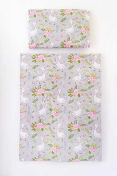 Pościel niemowlęca "Gęsie Pole" 90x120cm