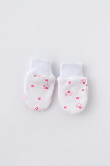 Łapki niedrapki różowe kwiatki