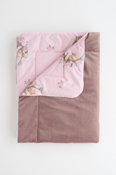 Kocyk niemowlęcy velvet Różowe Sny