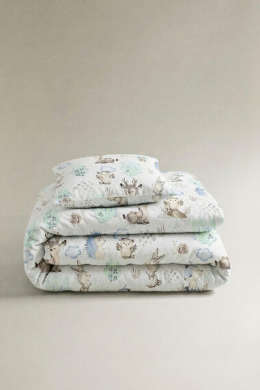 Pościel dziecięca z wypełnieniem „Leśni Przyjaciele"