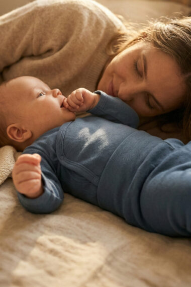 Komplet niemowlęcy basic granat