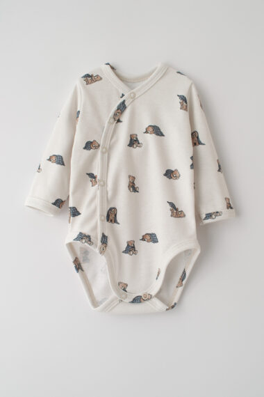 Vokelių kūdikių bodis su meškučiais